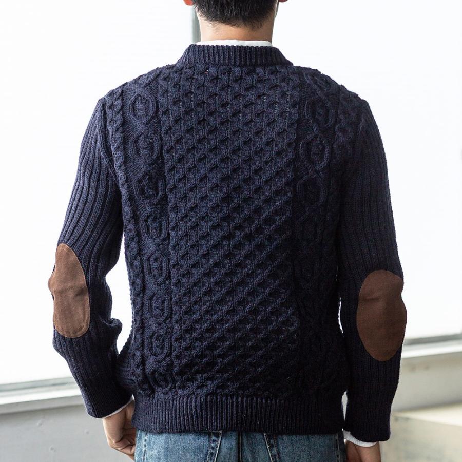 セーター クルーネック ニット メンズ 英国製 フィッシャーマンズ 秋 冬 防寒 おしゃれ 父の日 プレゼント JM COOPER ジェイエムクーパー | ブランド登録なし | 04