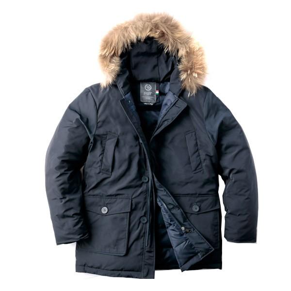 イタリア製ダウン混フーディコート POLBOT ポルボット : GLENCHECK  