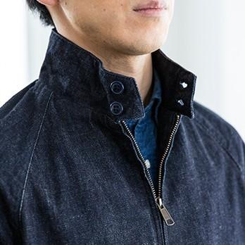 BRITISH GREEN（ブリティッシュグリーン） 日本製 デニムブルゾン