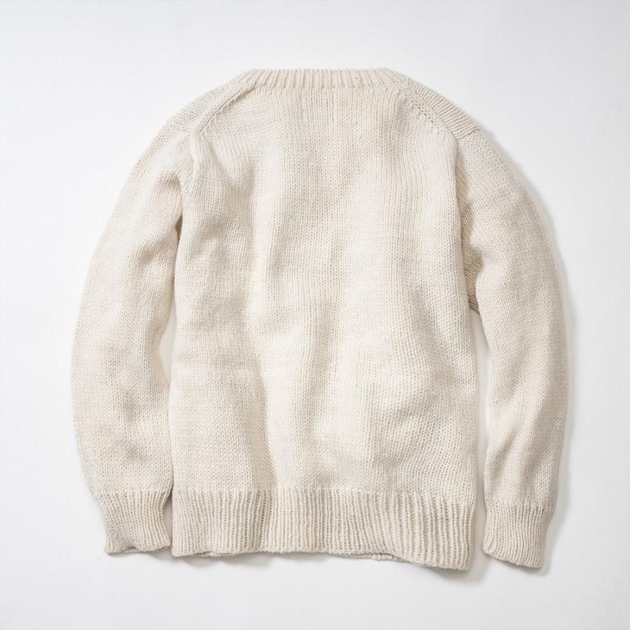 ワラワラ ペルー製 アルパカ アシンメトリー 手刺繍 カーディガン