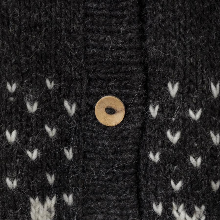 ペルー製 手編み 雪見 アルパカベスト Wara Wara/ワラワラ レディース