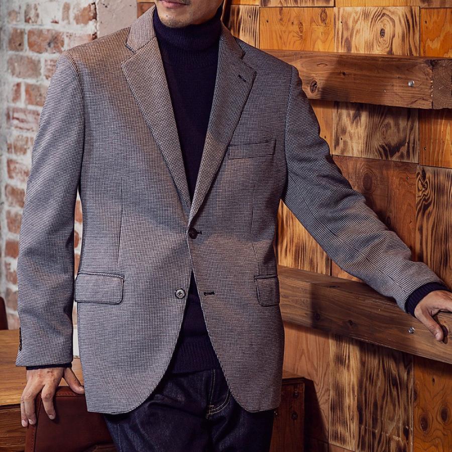 千鳥格子 ジャケット ニットジャケット ストレッチ メンズ 男性 Glencheck 通販 Paypayモール