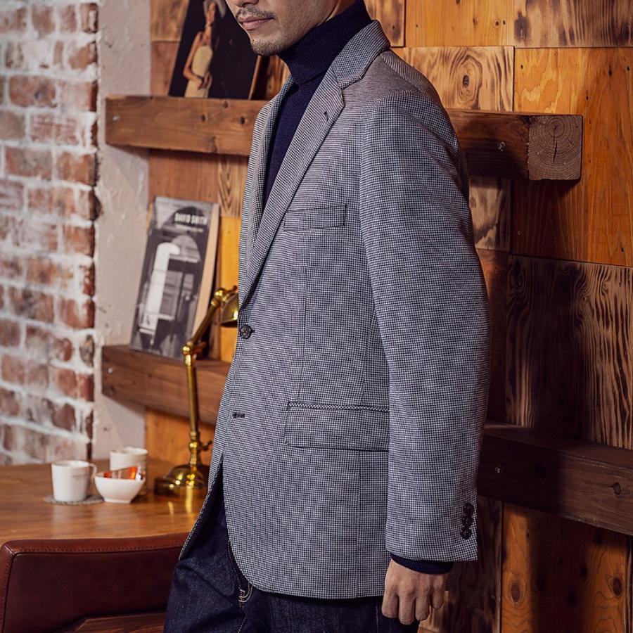 千鳥格子 ジャケット ニットジャケット ストレッチ メンズ 男性 3705 Glencheck 通販 Yahoo ショッピング