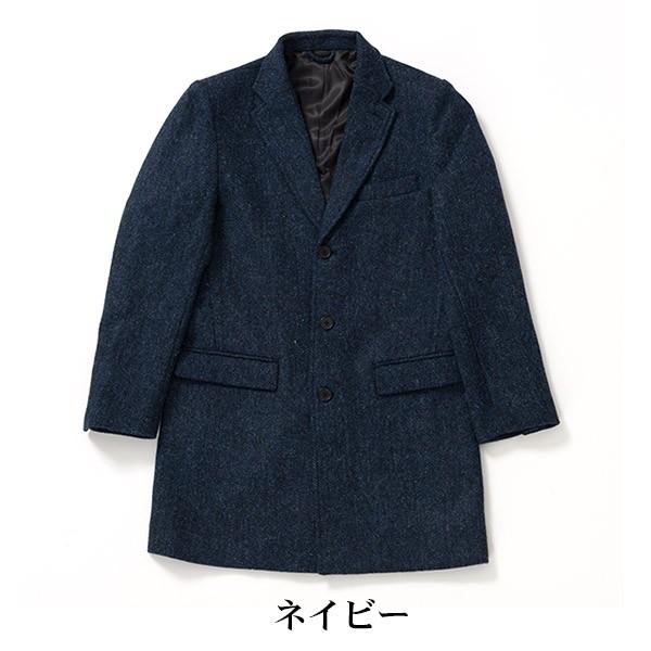 HARRIS TWEED ハリスツイード チェスターコート Herringbone HARRIS TWEED ハリスツイード チェスターコート Herringbone