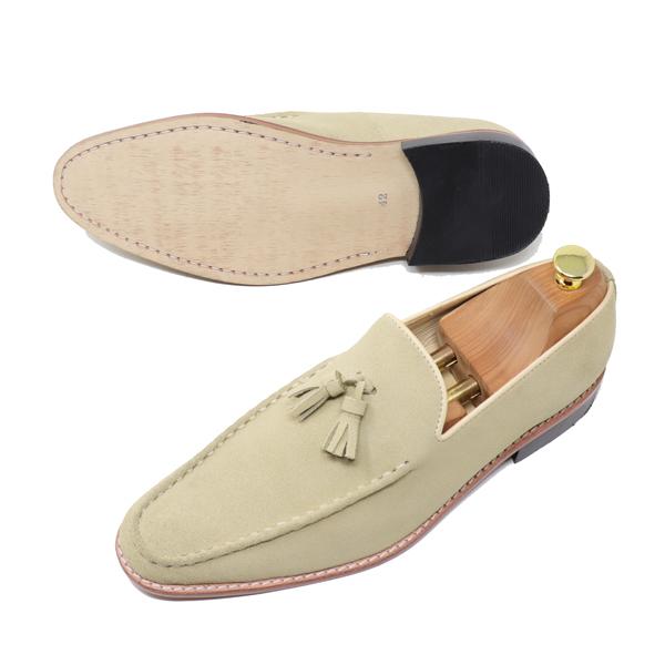 GLENFORD 大流行 本革 スエード マッケイ製法 タッセル GLENFORD 大流行 本革 スエード マッケイ製法 タッセル
