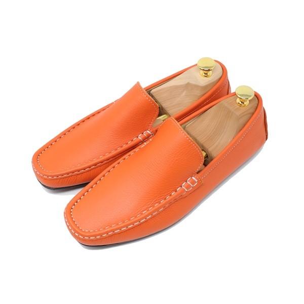 GLENFORD ハンドメイド 本革ドライビングシューズ スリッポン GLENFORD ハンドメイド 本革ドライビングシューズ スリッポン