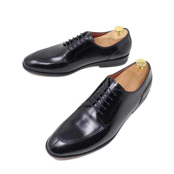 GLENFORD 本革 外羽根 Uチップ マッケイ製法 ビジネスシューズ レース