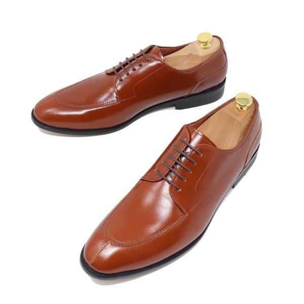 GLENFORD 本革 外羽根 Uチップ マッケイ製法 ビジネスシューズ レース