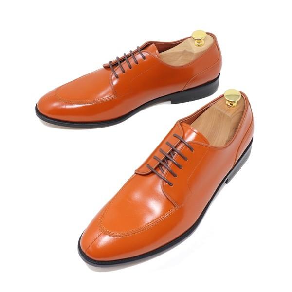 GLENFORD 本革 外羽根 Uチップ マッケイ製法 ビジネスシューズ レース