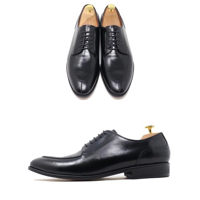 GLENFORD 本革 外羽根 Uチップ マッケイ製法 ビジネスシューズ レース