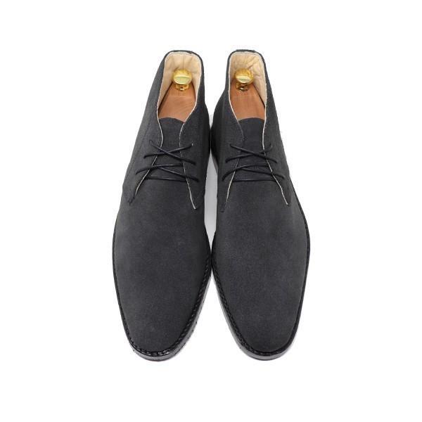 GLENFORD マッケイ製法 本革 スエード チャッカブーツ デザートブーツ