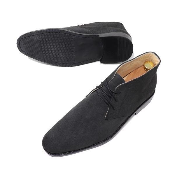 GLENFORD マッケイ製法 本革 スエード チャッカブーツ デザートブーツ