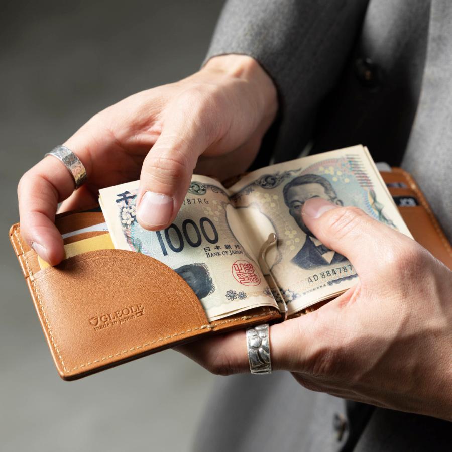 マネークリップ 小銭入れ付き 革 メンズ 財布 二つ折り 本革 マネークリップ 小銭入れ付き 革 メンズ 財布 二つ折り 本革