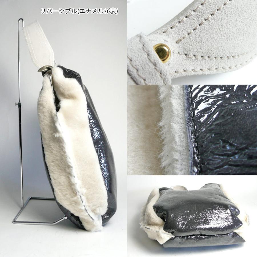 残りわずか アニタ ビラルディ ANITA BILARDI ムートン×エナメル