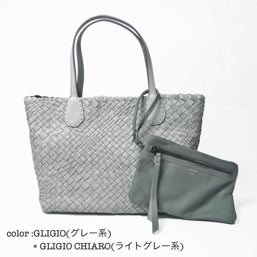 完売御礼 FALORNI ファロルニ A4 ラムレザー メッシュ リバーシブル 