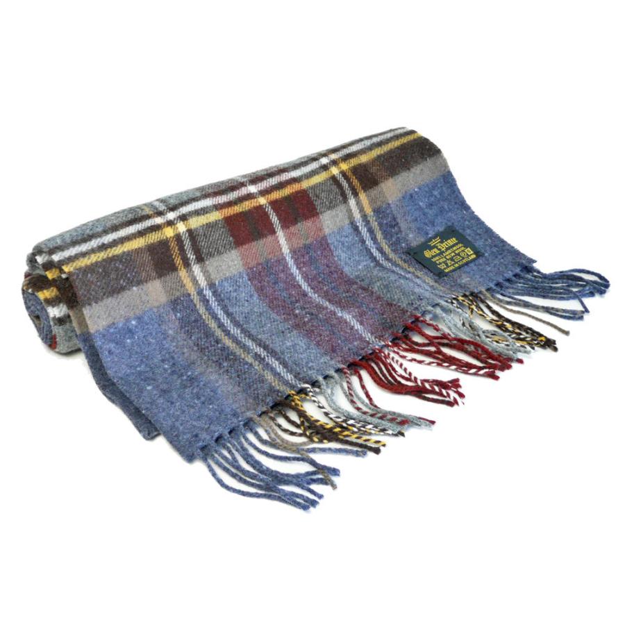 Glen Prince（グレンプリンス） ウール100% タータンチェック マフラー