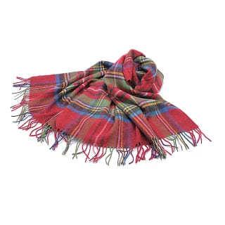 Glen Prince（グレンプリンス） ウール100% タータンチェック ストール