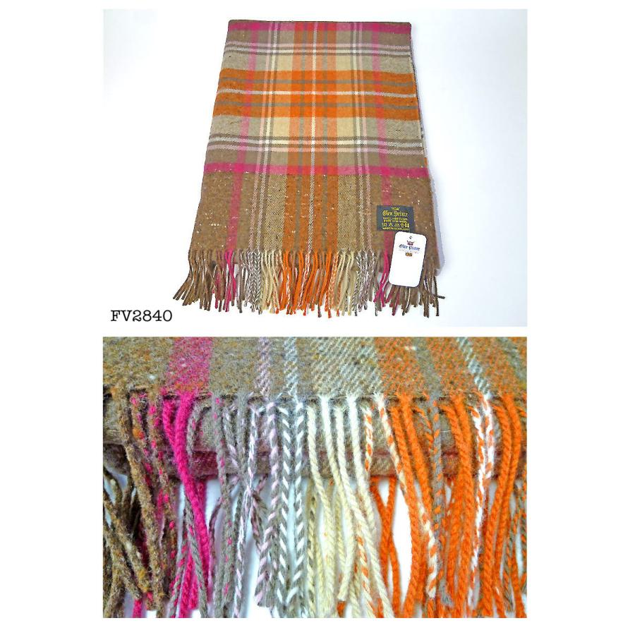 Glen Prince（グレンプリンス） ウール100% タータンチェック ストール