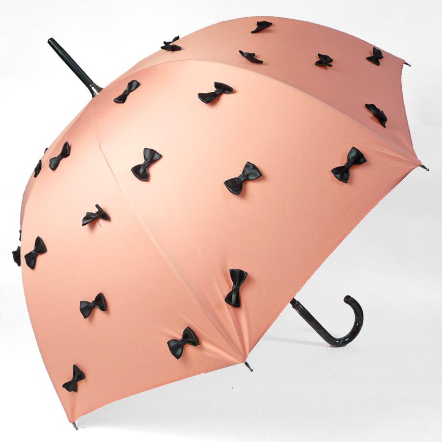 在庫限り 残りわずか GUY DE JEAN ギ・ド・ジャン リボン 雨傘 長傘