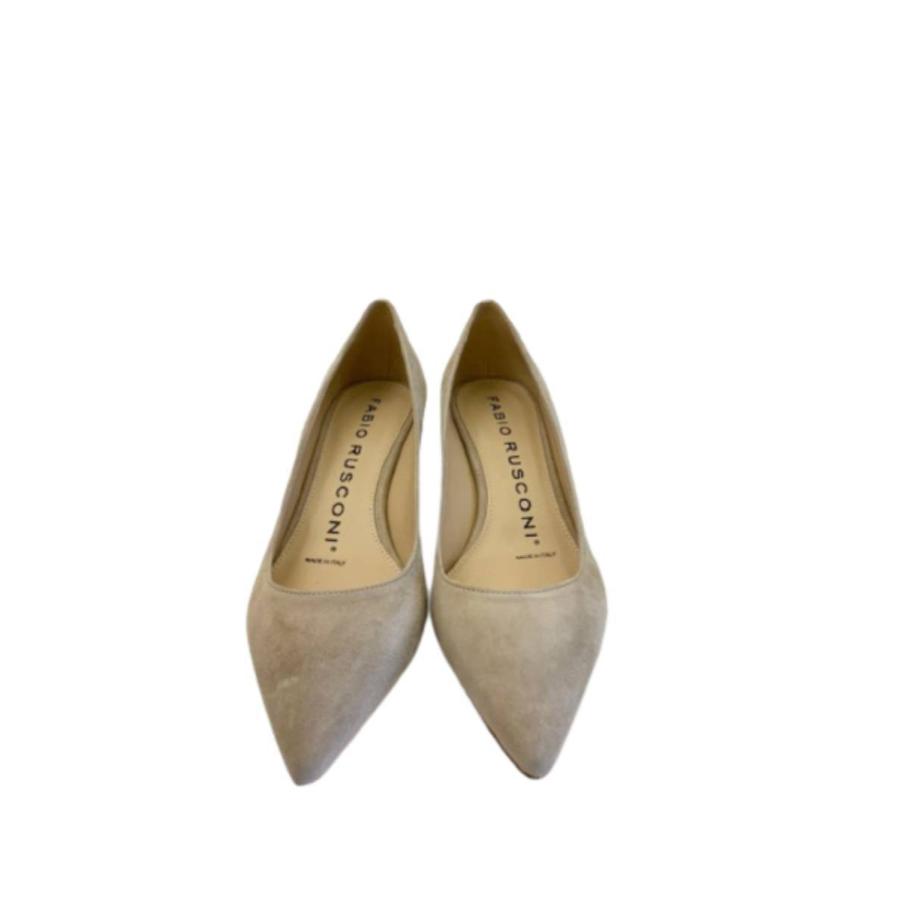 FABIO RUSCONI ファビオルスコーニ ポインテッドトゥパンプス レザー