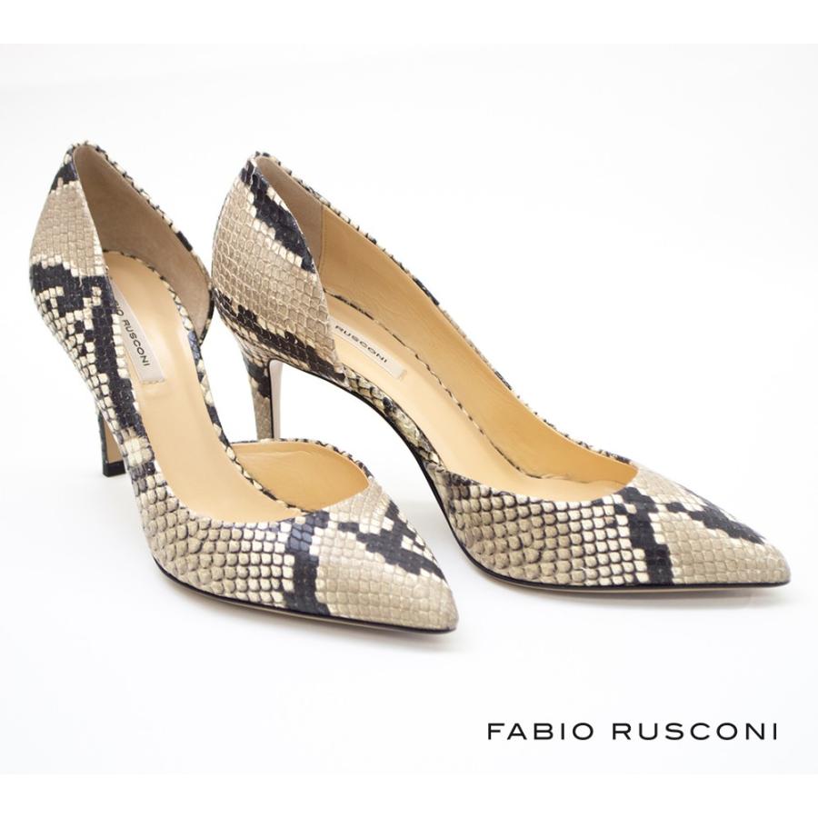 ファビオルスコーニ FABIO RUSCONI ポインテッドトゥパンプス MILITO 