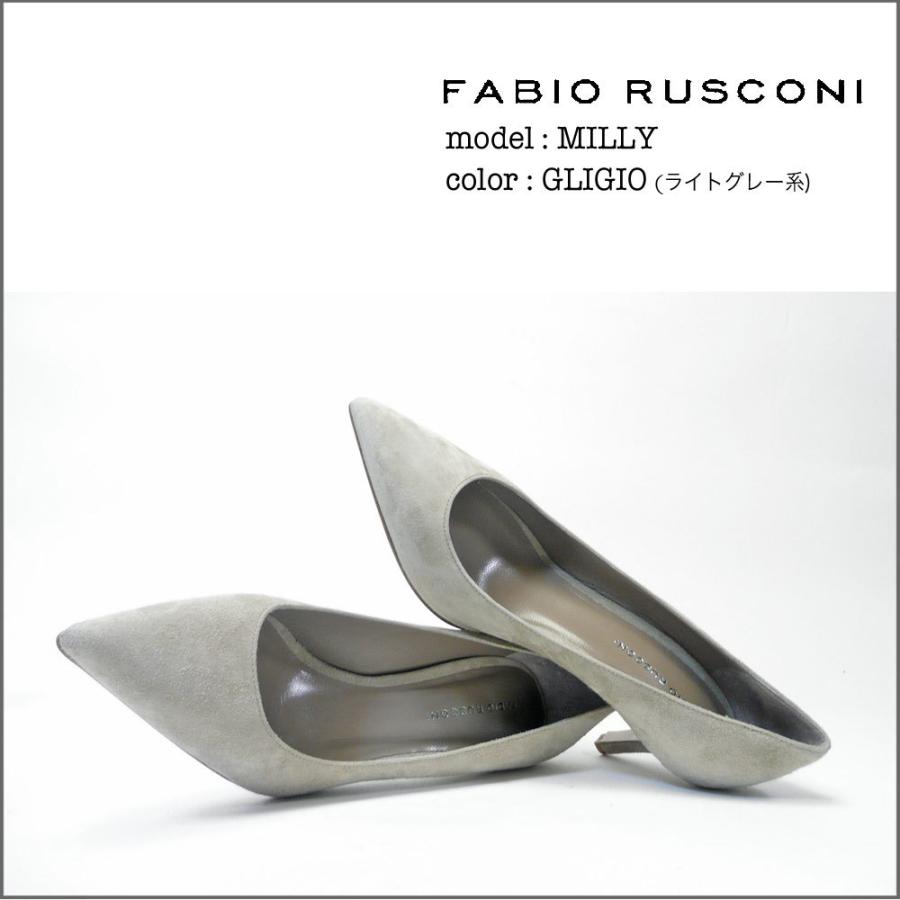 残りわずか ファビオルスコーニ FABIO RUSCONI ポインテッドトゥ