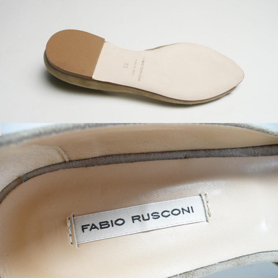 ファビオルスコーニ FABIO RUSCONI オープントゥ サイドオープン