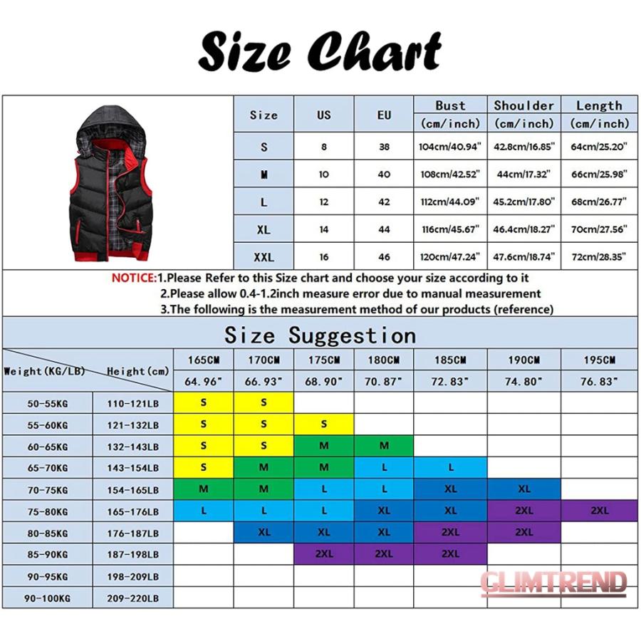 ダウンベスト メンズ フード取り外し可能 ダウンジャケット ノースリーブ ジャケット 袖なし 防寒ベスト チョッキ ベスト 暖かい 防寒｜glimtrend-store｜09