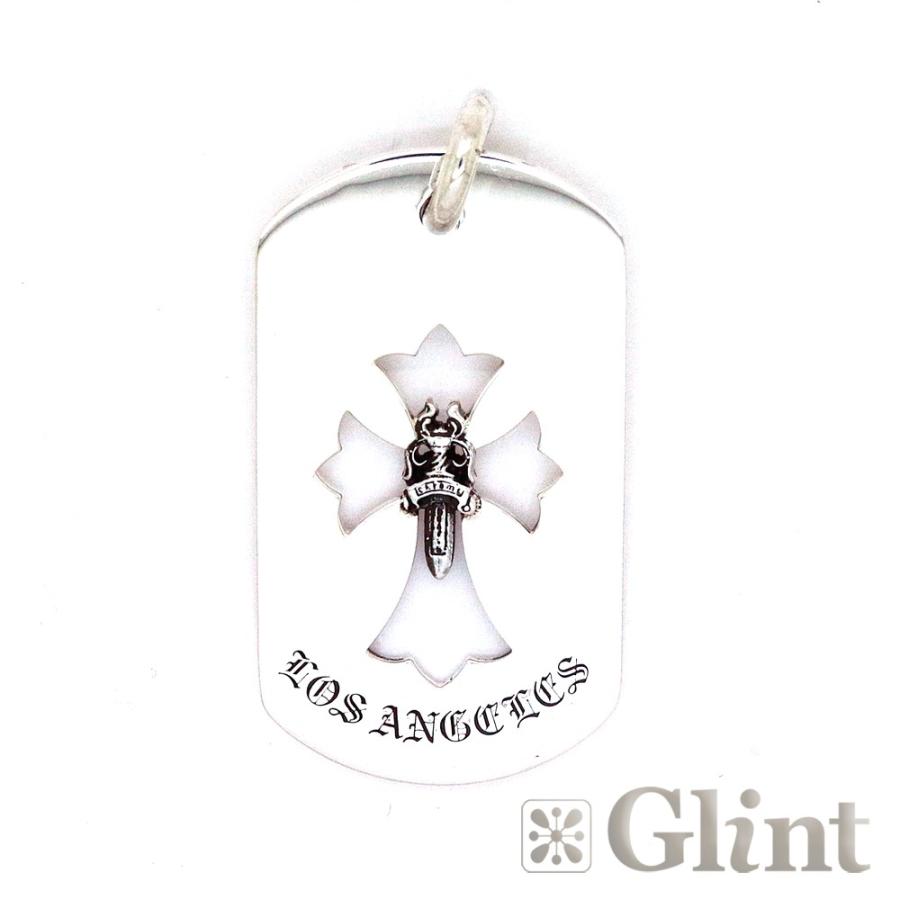 CHROME HEARTS クロムハーツ LA限定 ドッグタグクロスダガー