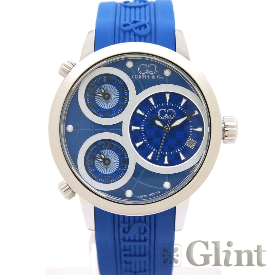 カーティス（CURTIS & CO.）BIG TIME WORLD 42mm（Blue） カーティス ビックタイムワールド42ｍｍ 腕時計｜glint