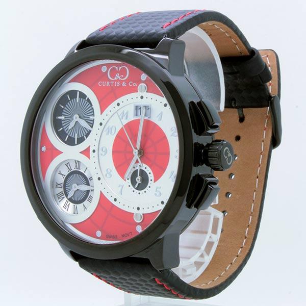 カーティス（CURTIS & CO.）BIG TIME WORLD 57mm（Red） カーティス ビックタイムワールド57ｍｍ 腕時計｜glint｜02