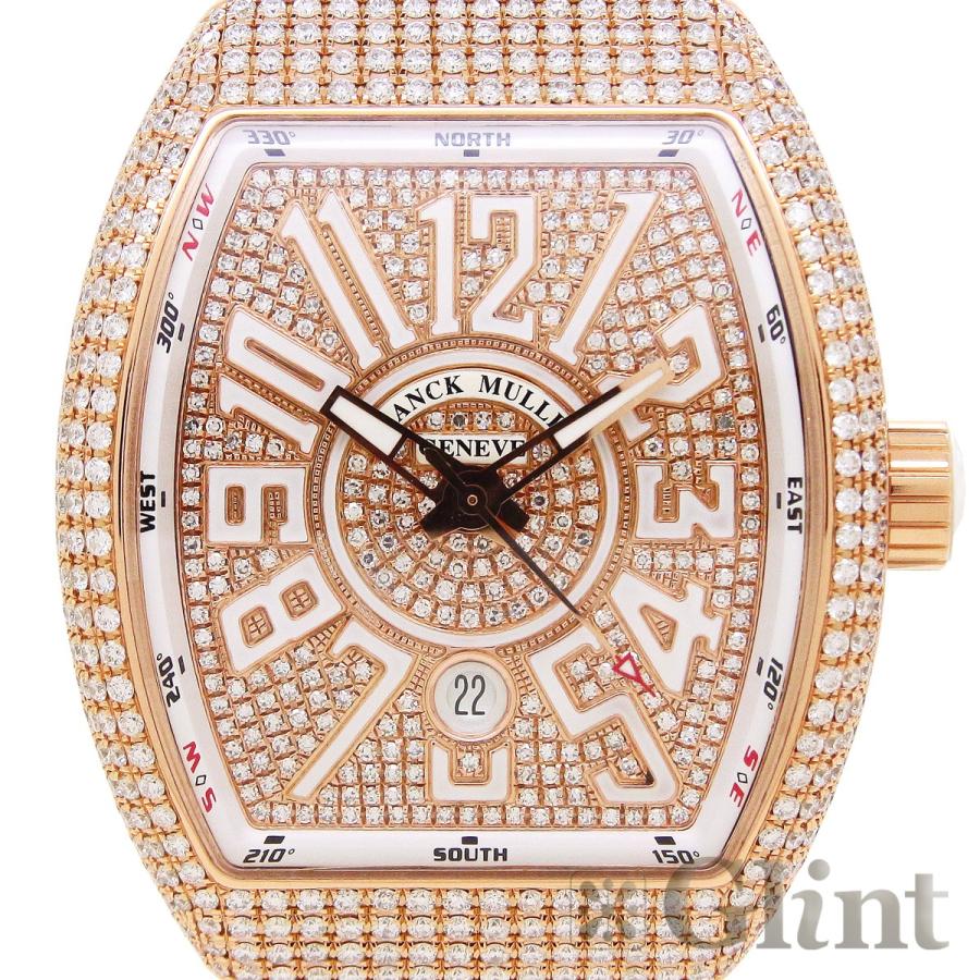 フランクミュラー（FRANCK MULLER）ヴァンガード ダイヤモンド（Ref.V45SCDT） 18Kピンクゴールド 腕時計 新品 メンズ｜glint｜02