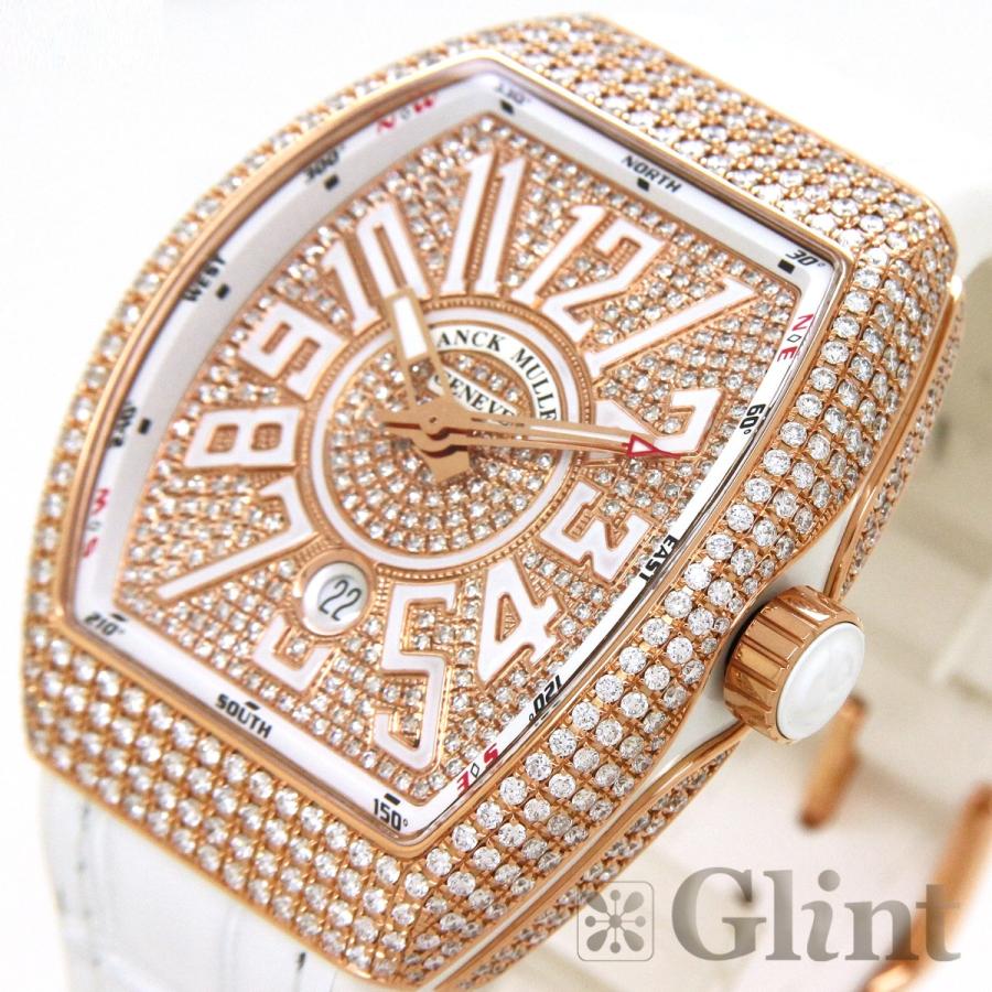 フランクミュラー（FRANCK MULLER）ヴァンガード ダイヤモンド（Ref.V45SCDT） 18Kピンクゴールド 腕時計 新品 メンズ｜glint｜06