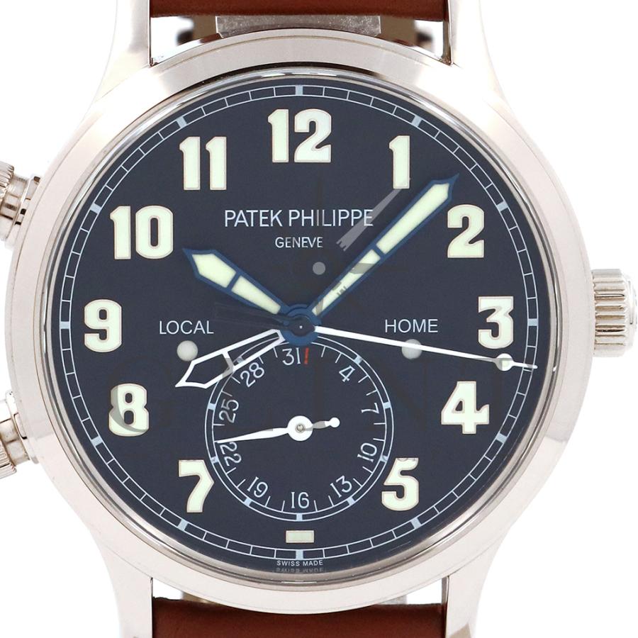 パテックフィリップ（PATEK PHILIPPE）カラトラバ パイロット トラベルタイム 5524G-001 18Kホワイトゴールド 腕時計 メンズ｜glint｜02