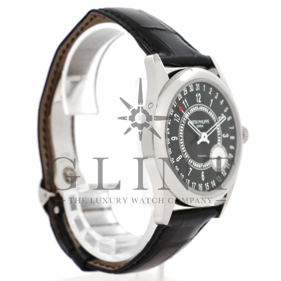 パテックフィリップ（PATEK PHILIPPE） カラトラバ 6006G-010 ティファニーWネーム 18Kホワイトゴールド 39mm Tiffany&Co. 腕時計 メンズ｜glint｜03