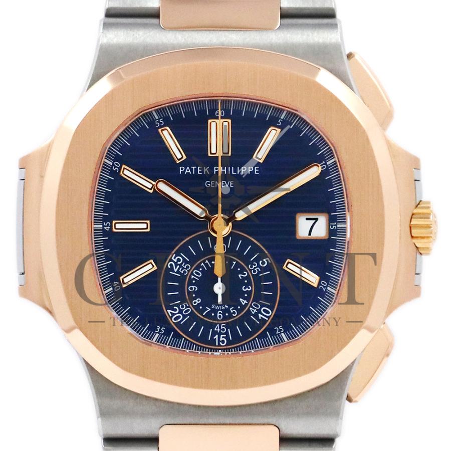 パテックフィリップ（PATEK PHILIPPE）ノーチラス クロノグラフ 5980/1AR-001 スチール&ローズゴールド 生産終了モデル 腕時計 メンズ｜glint｜02