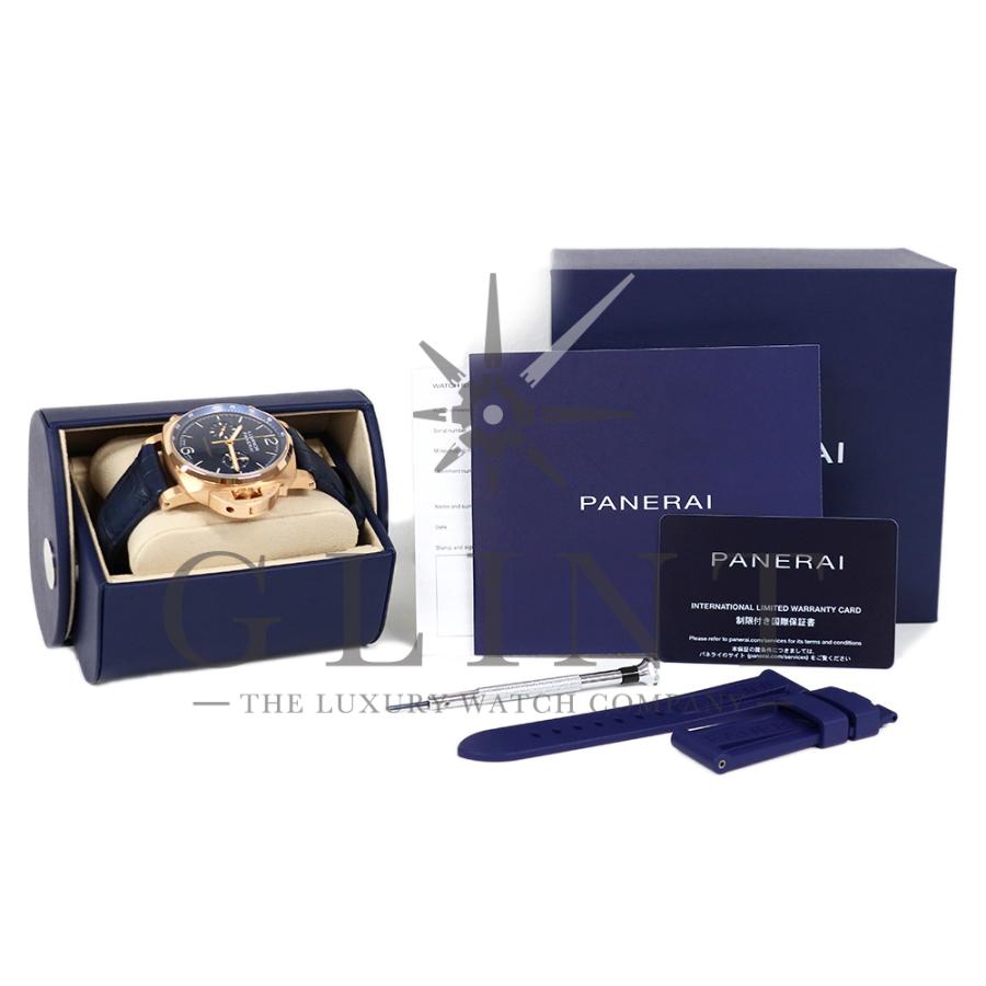 パネライ（PANERAI）ルミノール クロノ ゴールドテック ブルー ノッテ PAM01111 X番/2021年製 腕時計 メンズ｜glint｜14