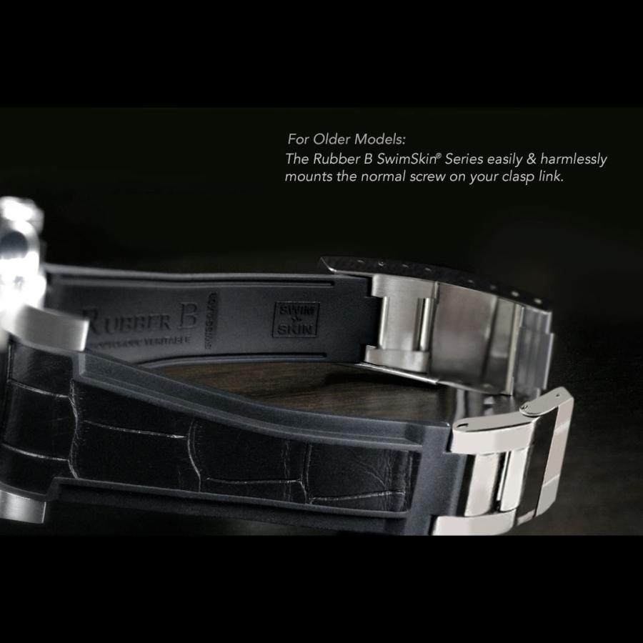 ついに再販開始 ラバーｂ Rubberb ロレックス Gmtマスター Gmtマスター２ 専用ラバーベルト アリゲーター グリーン 時計 バックルは付属しません 腕時計用ベルト バンド サイズ S 6時側5駒 12時側6駒 Ngedi Co Il