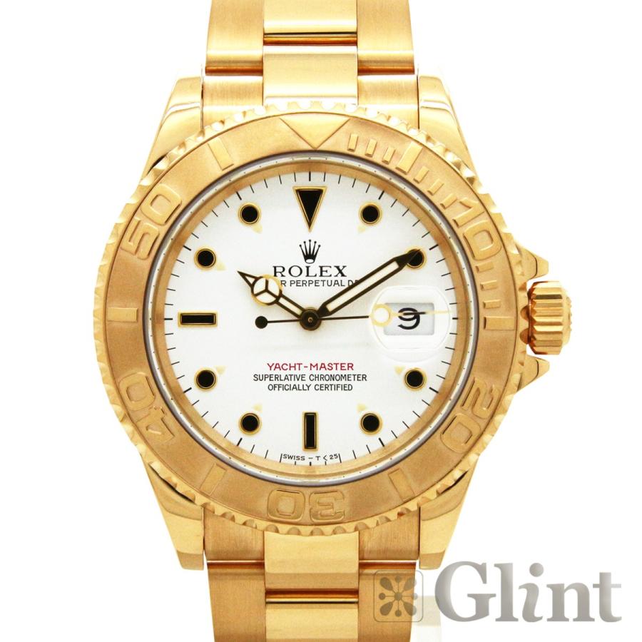 ロレックス Rolex オイスターパーペチュアル ヨットマスター 18kイエローゴールド 腕時計 メンズ X番 金無垢 Rolex1037 グリント 通販 Yahoo ショッピング