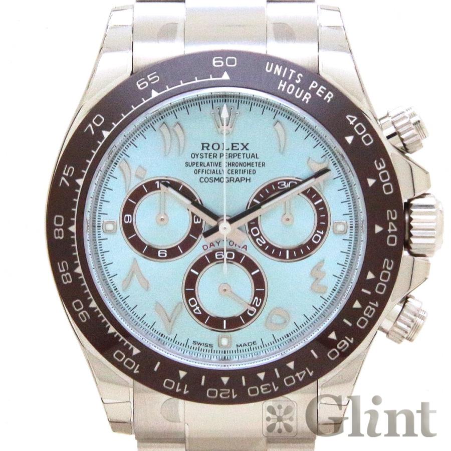ロレックス（ROLEX）デイトナ プラチナ アイスブルー ラビックダイヤル 116506 海外限定 2018年11月/ランダムシリアル メンズ 腕時計 新品｜glint｜02
