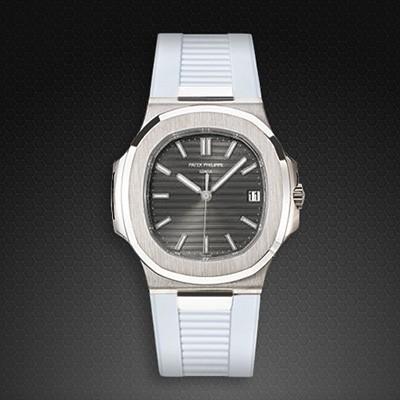 Rubberb ラバーｂ Patek Philippe パテックフィリップ ノーチラス専用ラバーベルト ホワイト 適合モデル 5711 5712 5726a 5980 Rubberbnautilus103 グリント 通販 Yahoo ショッピング