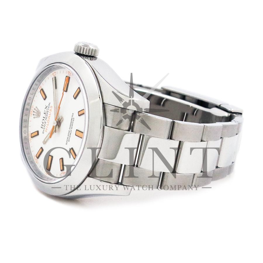 ロレックス（ROLEX）ミルガウス 116400 ホワイト文字盤 2008年頃の製造/V番 メンズ 腕時計｜glint｜11
