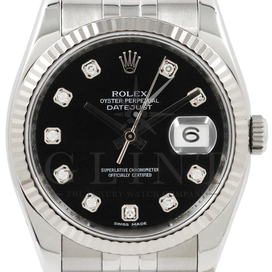 ロレックス（ROLEX）オイスターパーペチュアル デイトジャスト 116234G 2007年〜2008年頃の製造/M番 メンズ 腕時計｜glint｜02