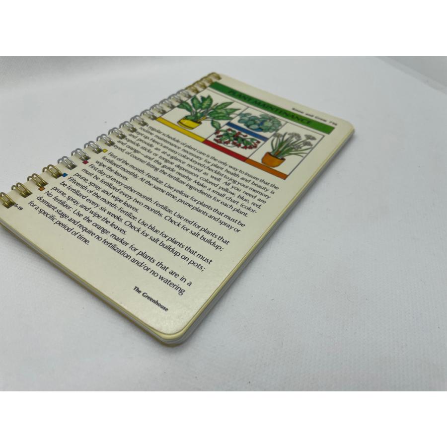 アメリカンビンテージ植物カードをアップサイクルして制作したオリジナルリングノートです・リングノート/PLANTS/植物/ボタニカルカード UPCYCLE｜glitter-antiques｜04