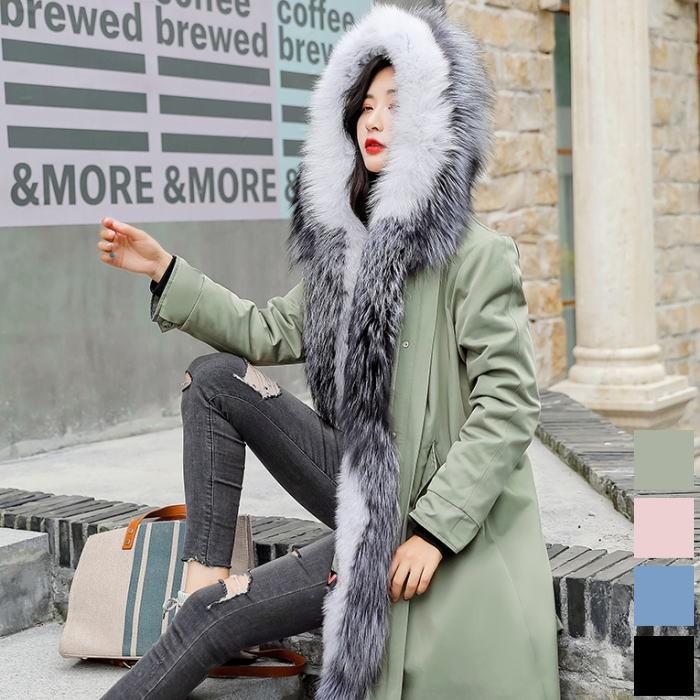 安い工場直販 ツートンカラー ボリューム フォックスファー レッキスファー モッズコート グリーン 緑 ピンク ブルー 青 ブラック 黒 セール価格 Www Cpdec Inphb Ci