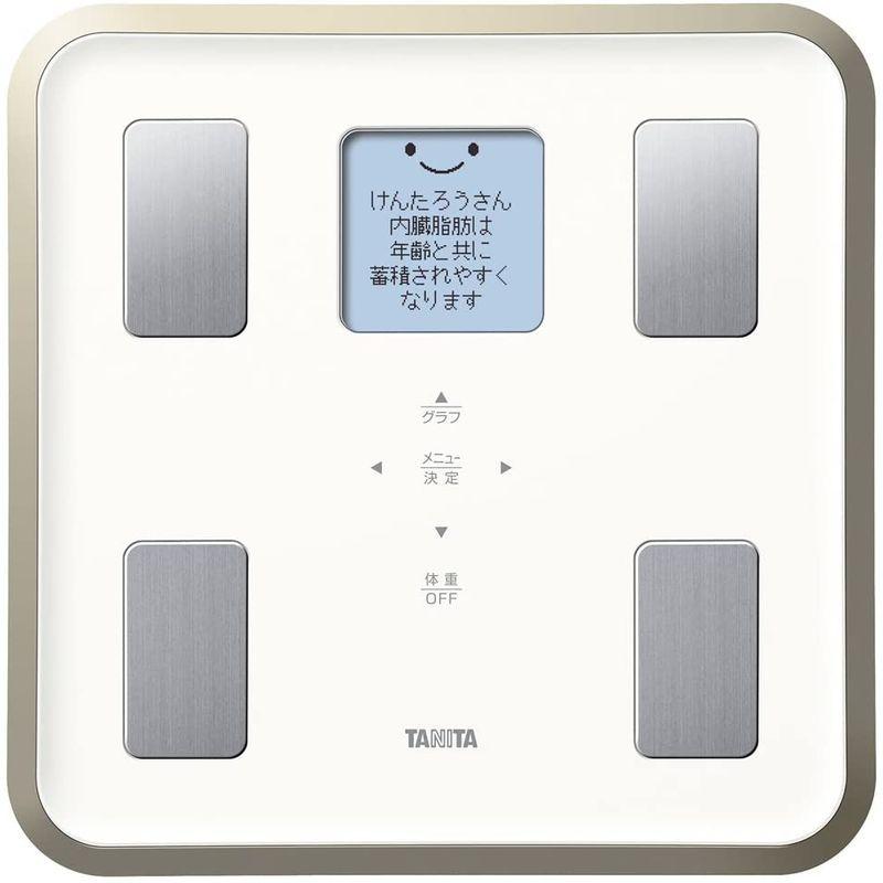 タニタ 810 体重 体組成計 T Glitterのタニタ バックライト 日本製 ホワイト 犬用品 Wh 810 T Glitter フルドット液晶の表示画面採用 顔イラストや応援メッセージ表示 新作