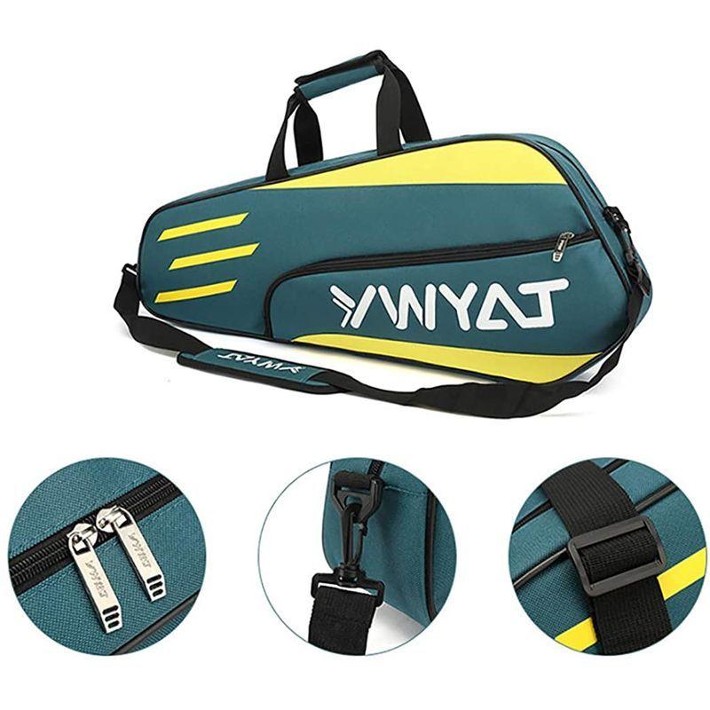 かわいい新作 T Glitterfmafn バドミントンラケットバッグ テニス ショルダーバック ケース スポーツ ラケット収納 部活 3本用 軽量 防水素材 Zahnarztpraxis Dr Enders De