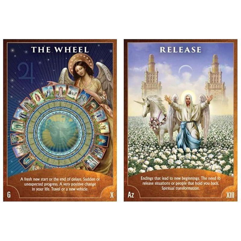 お気にいる Kancharo タロットカード 78 枚 タロット占いエンジェル ウィズダム タロット Angel Wisdom Tarot日本語のタロッ Www Ford Tools Co Za