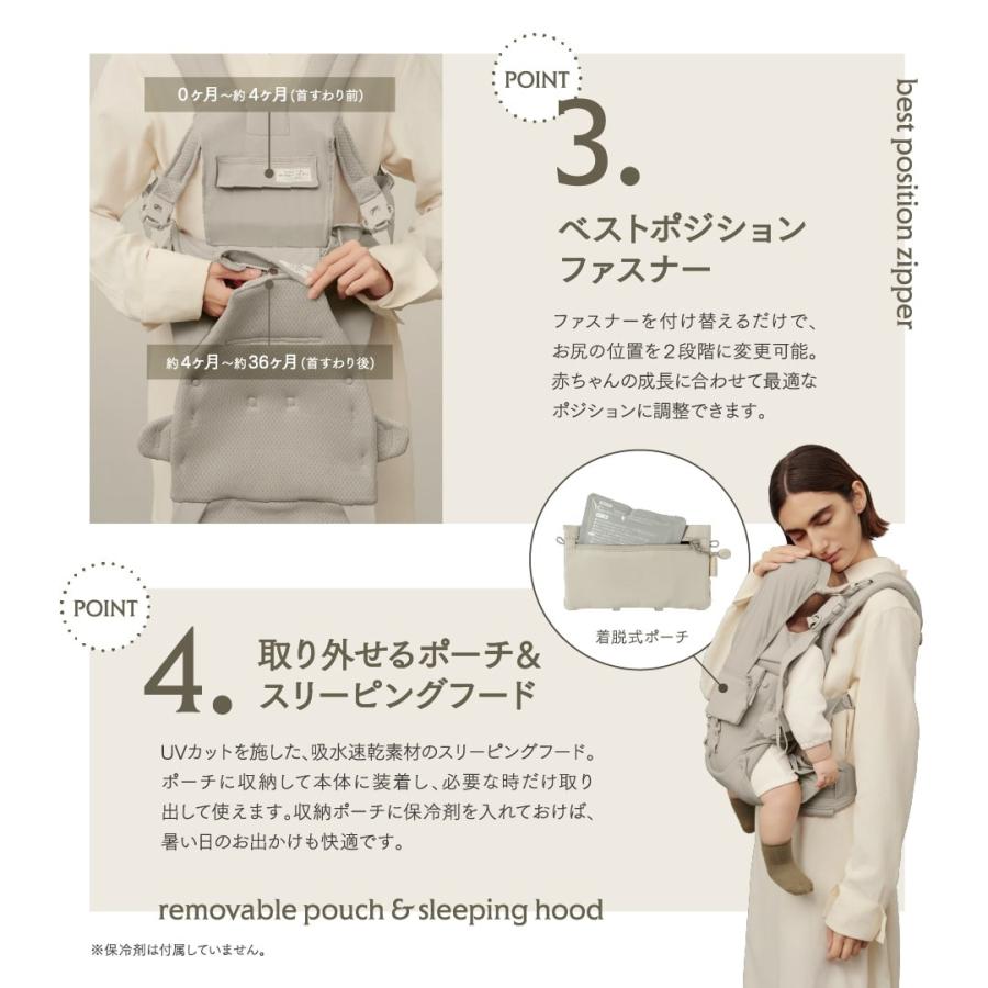 AIRBUGGY（エアバギー） 抱っこ紐 抱っこひも ベビーキャリア コンフォ