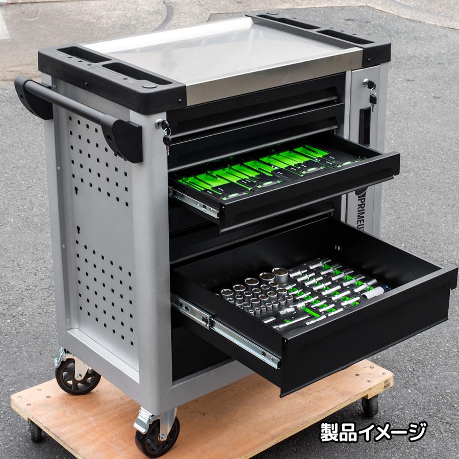 期間セール 工具付き ローラーキャビネット+245点工具セット